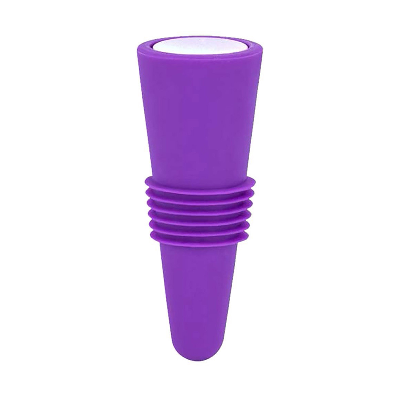 thumbnail image 2 of Tapón Para Botellas De Vino De Silicona De Colores + Tapón Para Botellas De Vino De Acero Inoxidable Tapón Para Botellas De Bebidas, 2 of 2